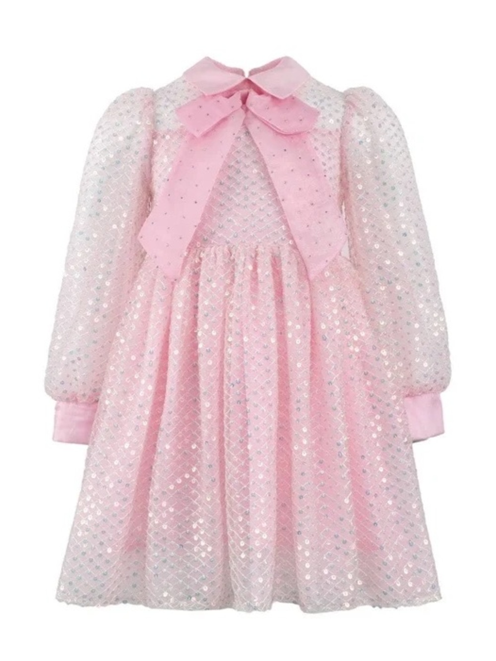 Lola + The Boys Sequin Party Bow Dress Size 10